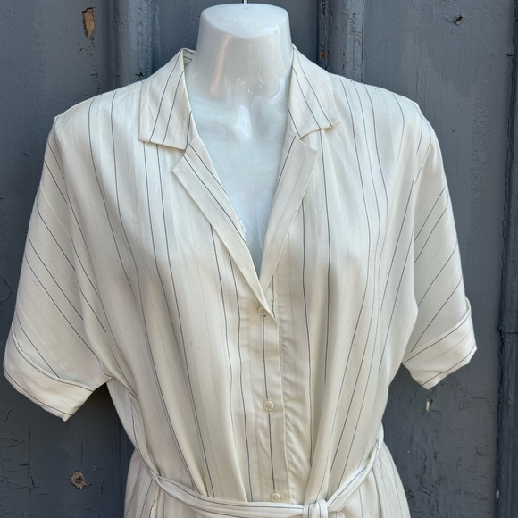 Gentle Fawn belted verticle stripe dress, size M - Picture 7 of 15